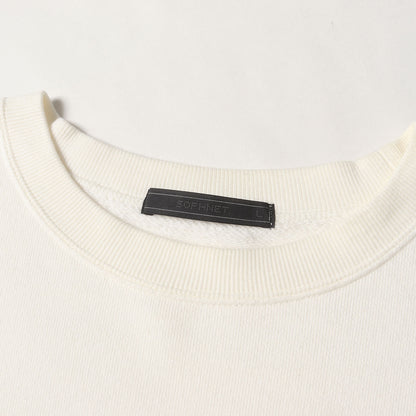 23AW コットン/カシミヤ クルーネック スウェット(COTTON CASHMERE CREWNECK SWEAT)