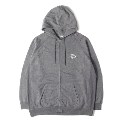 24SS ブランドロゴ ジップ スウェットパーカー(ZIP HOODIE)