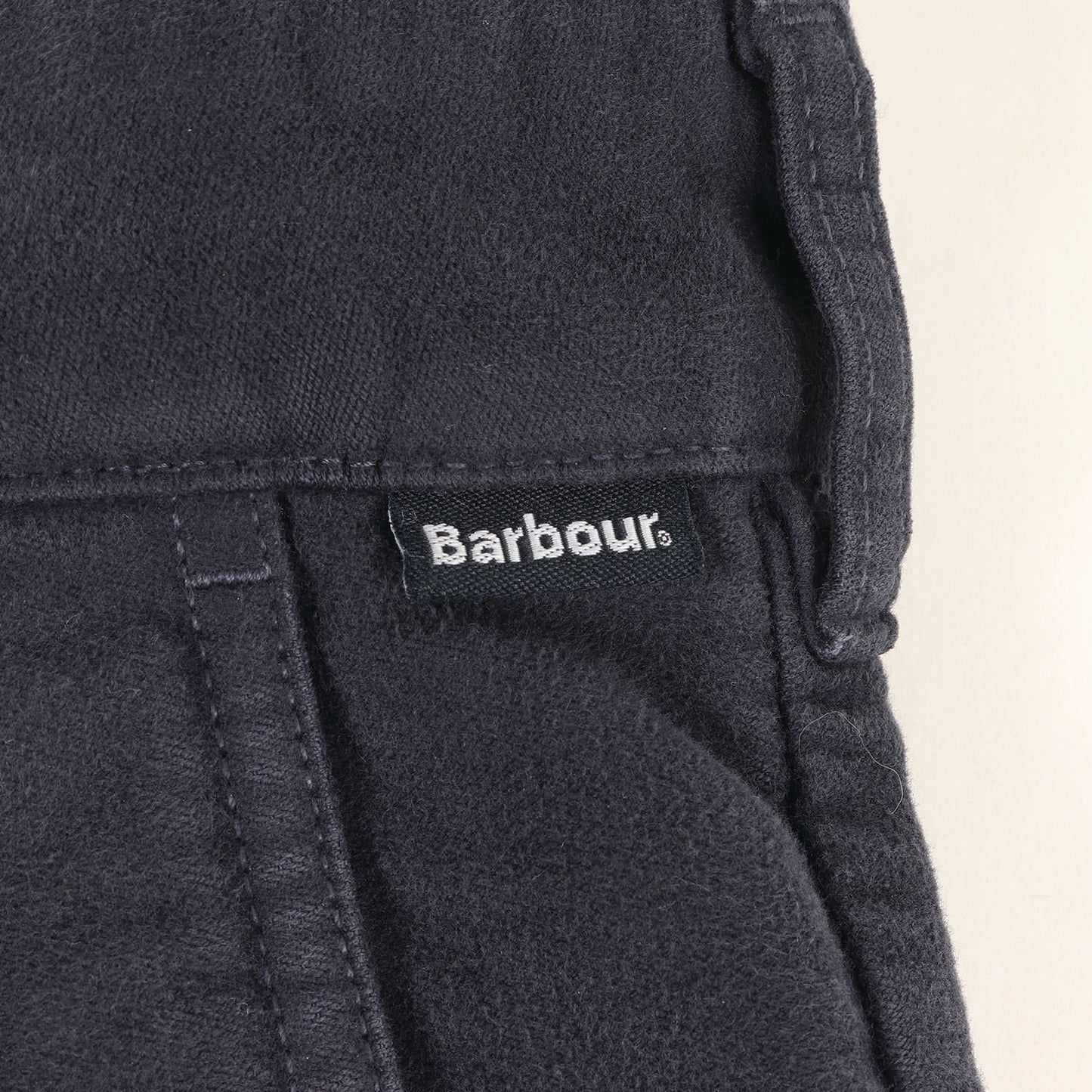 モールスキン 1タック テーパード トラウザーパンツ