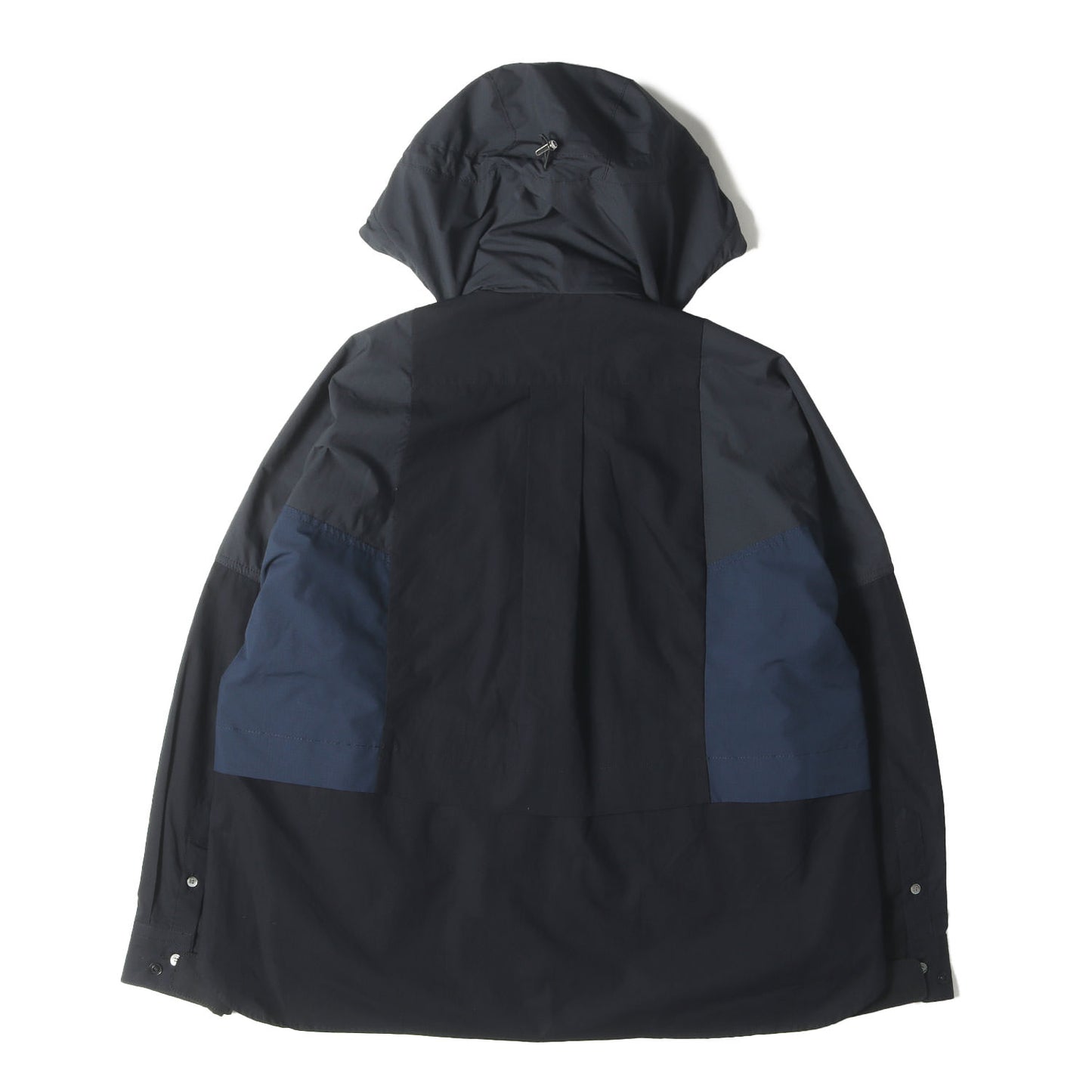 21AW 異素材 切替し フード ジャケット(Cotton Poplin Shirt)