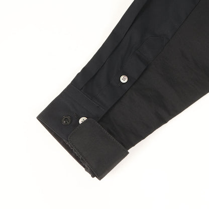 21AW 異素材 切替し フード ジャケット(Cotton Poplin Shirt)