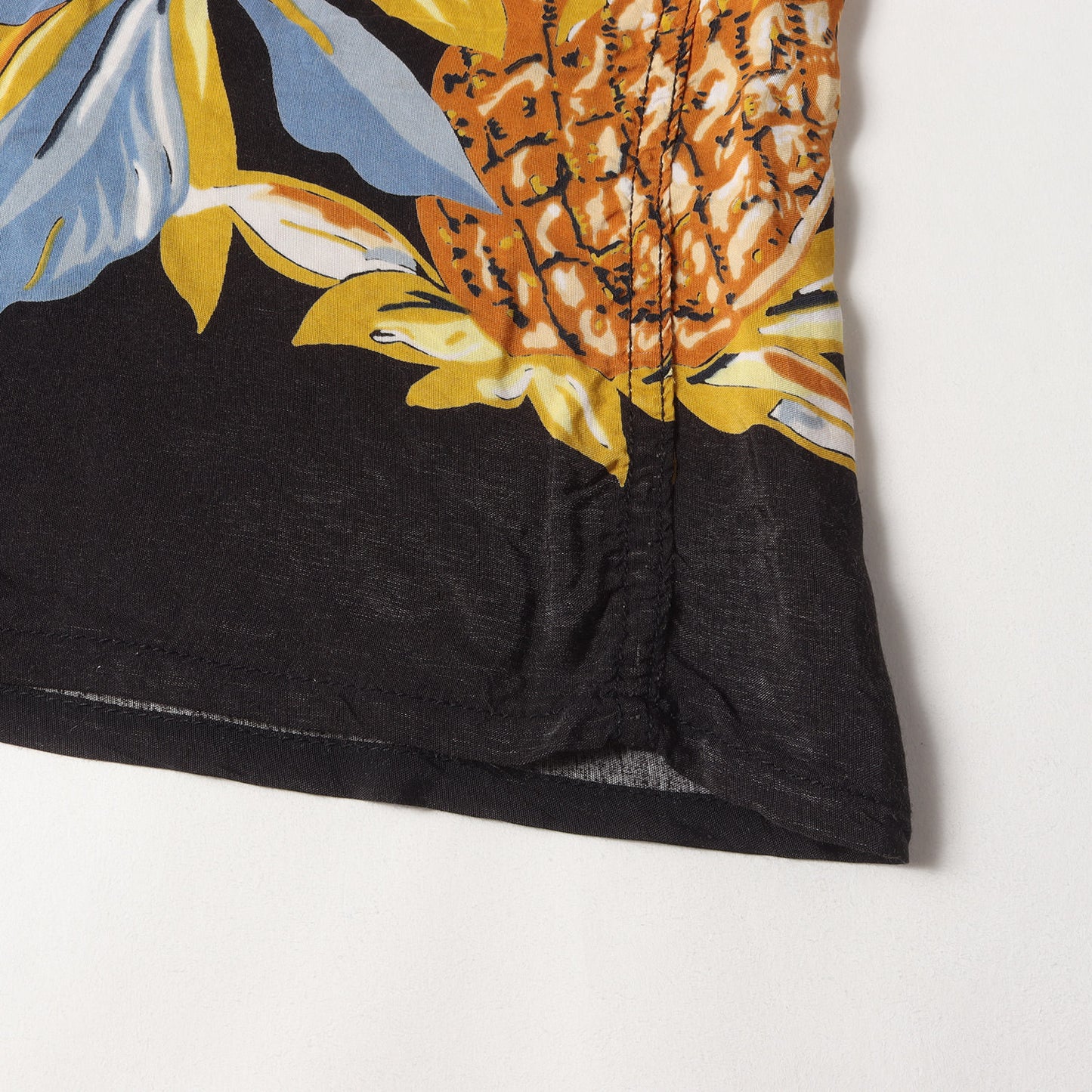 [希少 オリゾンティ期] 90s パイナップル柄 レーヨン アロハシャツ