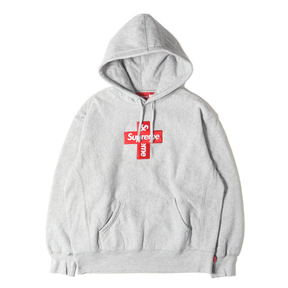 20AW クロスBOXロゴ スウェット パーカー(Cross Box Logo Hooded Sweatshirt)