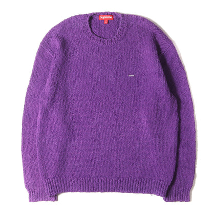 24SS スモールBOXロゴ ブークレ ニットセーター(Boucle Small Box Sweater)