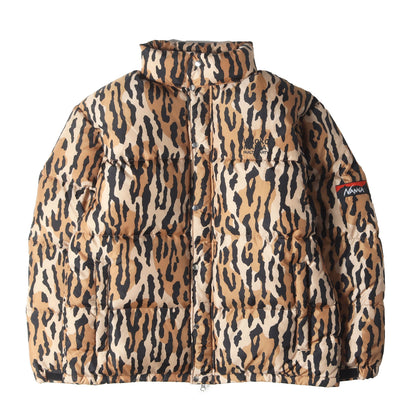 21AW ×NANGA レオパード柄 リップストップ ダウンジャケット(LEOPARD DOWN JACKET)