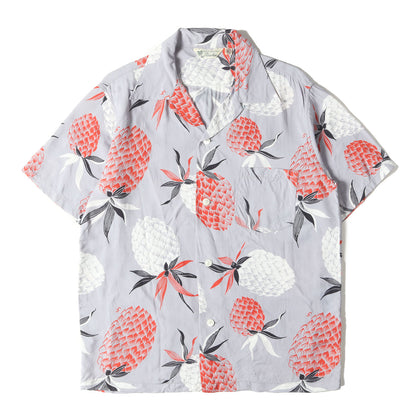 25周年記念 パイナップル柄 レーヨン アロハシャツ(25th HAWAIIAN SHIRTS) / Paradise by FULLCOUNT
