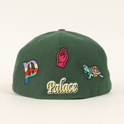 22AW ×NEW ERA マルチアイコン ベースボールキャップ(Jesus 59Fifty Fitted Hat)