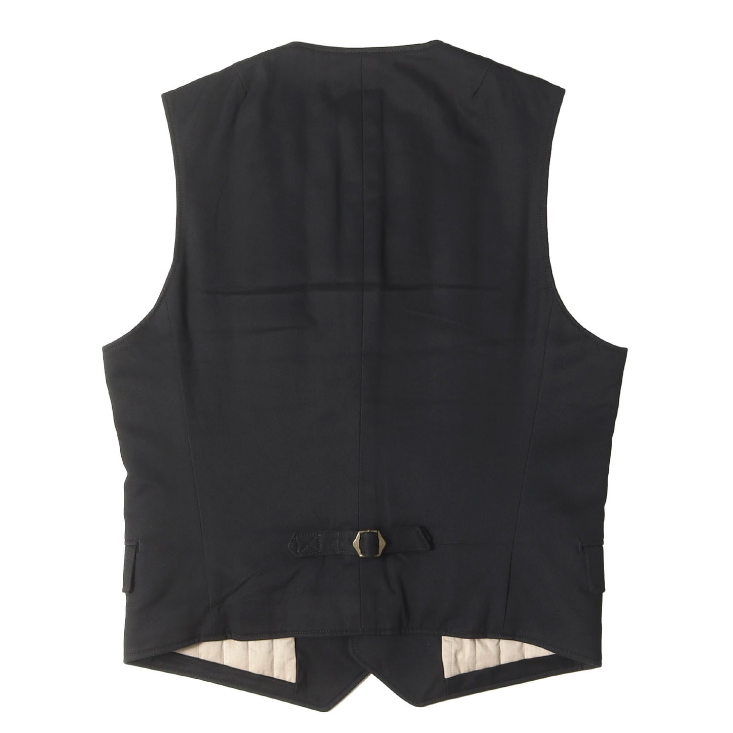 コットン/カシミヤ ツイル 中綿ベスト