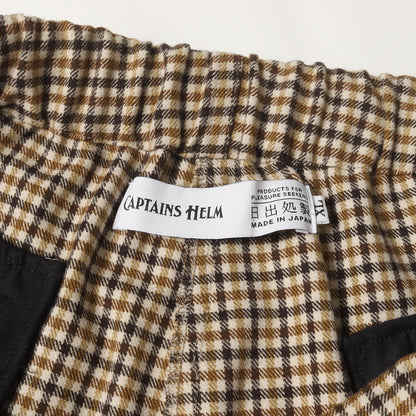 22AW テックウォーム チェック イージー パンツ(TEC WARM CHECK PANTS)