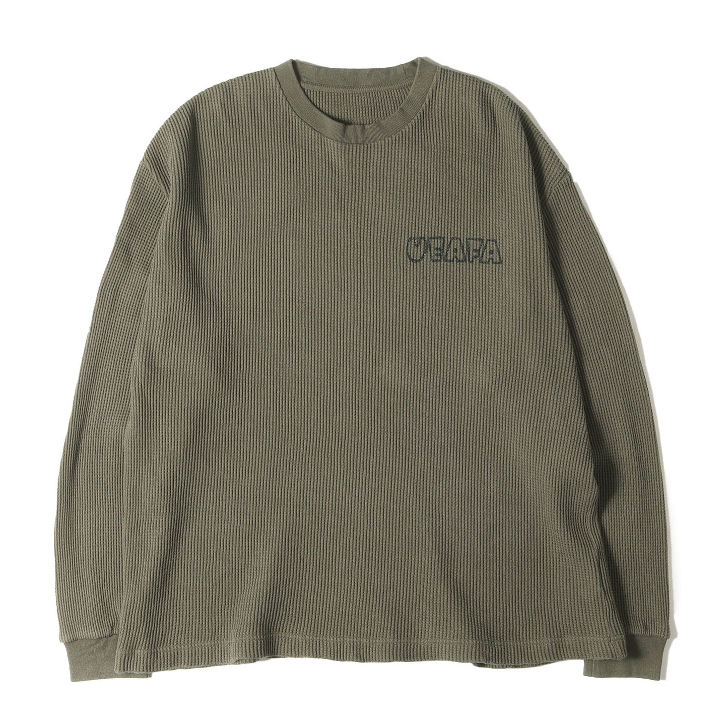 24SS UEAFA ワッフル ロングスリーブ バギー Tシャツ(UEAFA WAFFLE L S BAGGY TEE)