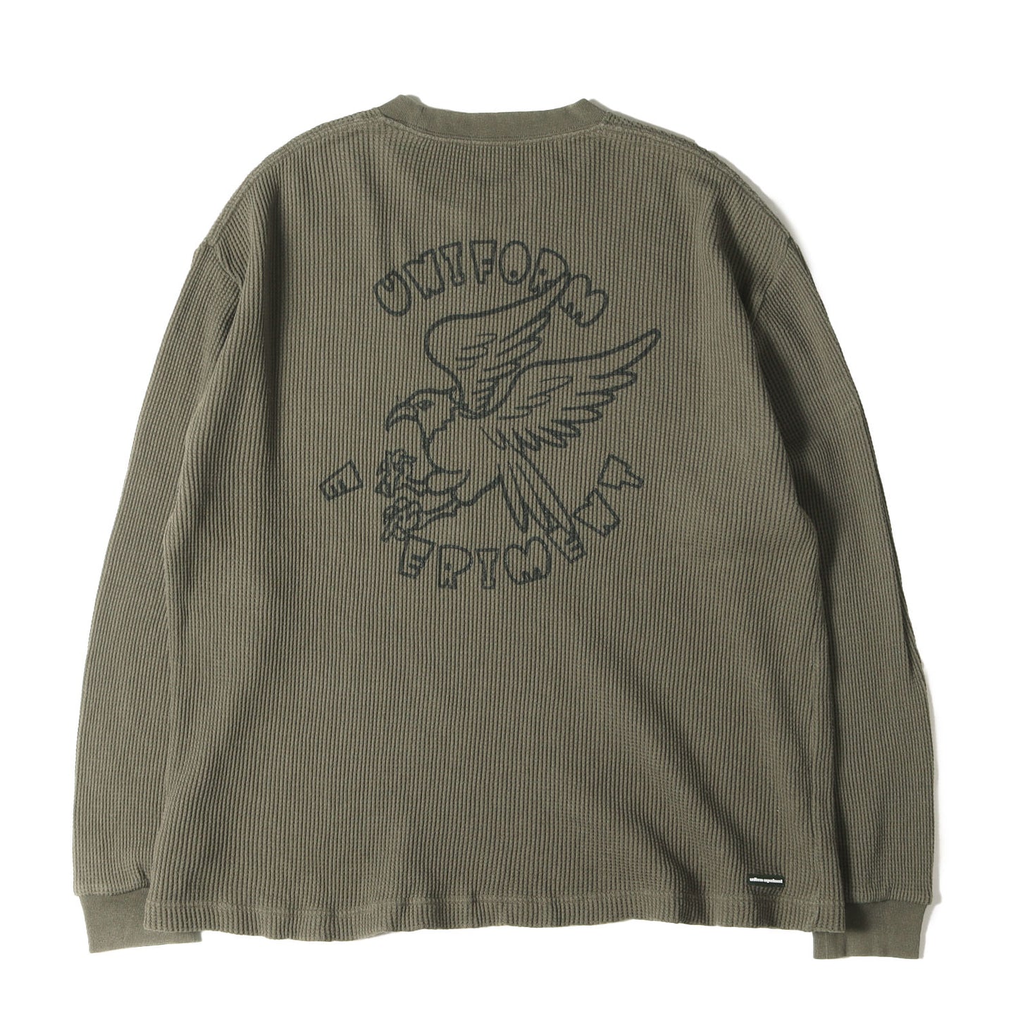 24SS UEAFA ワッフル ロングスリーブ バギー Tシャツ(UEAFA WAFFLE L S BAGGY TEE)
