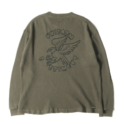 24SS UEAFA ワッフル ロングスリーブ バギー Tシャツ(UEAFA WAFFLE L S BAGGY TEE)
