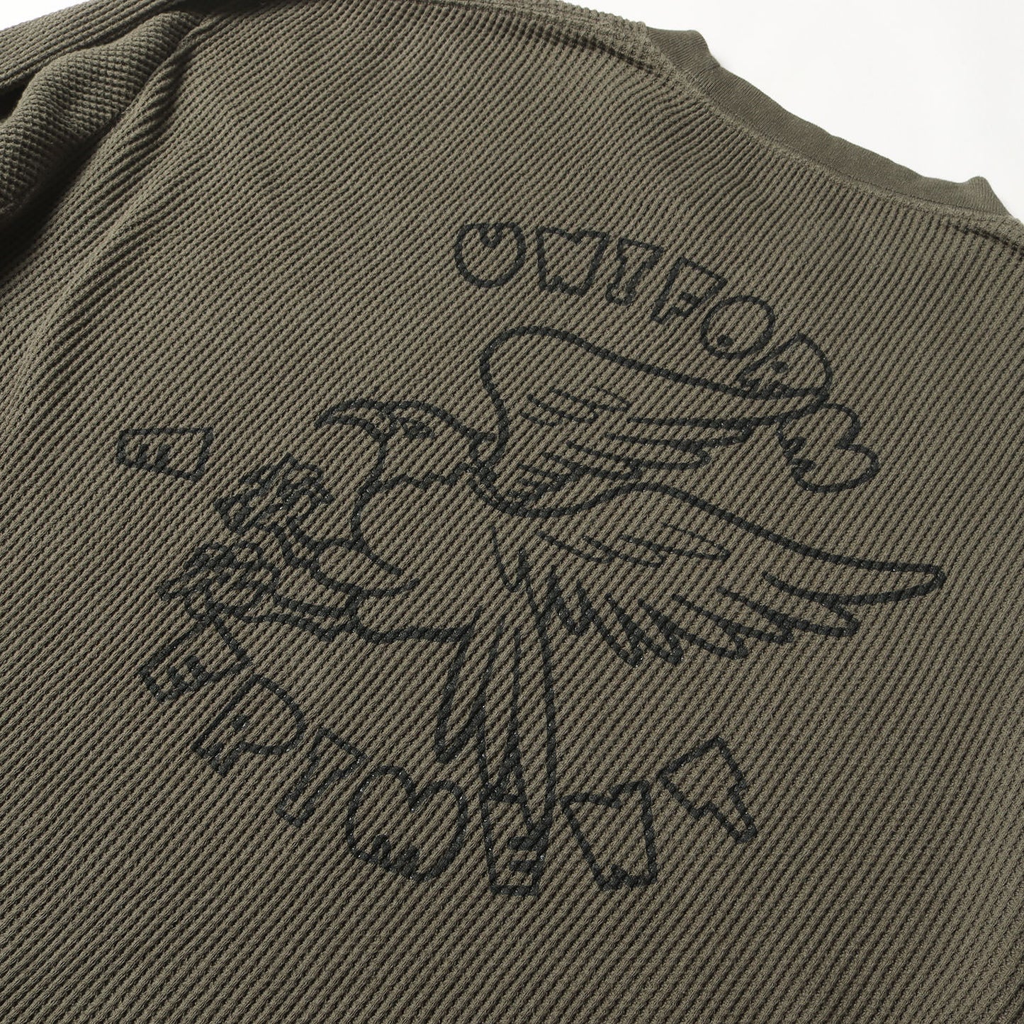 24SS UEAFA ワッフル ロングスリーブ バギー Tシャツ(UEAFA WAFFLE L S BAGGY TEE)