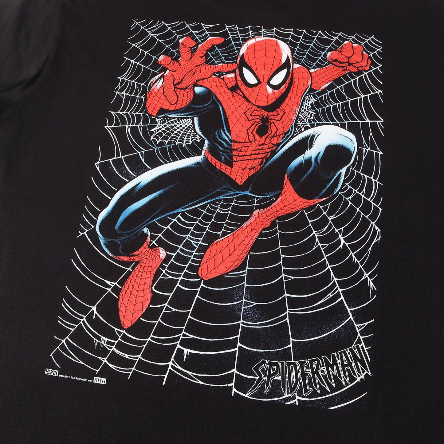 22SS ×MARVEL スパイダーマン BOXロゴ Tシャツ(Spider-Man Web Logo Tee)