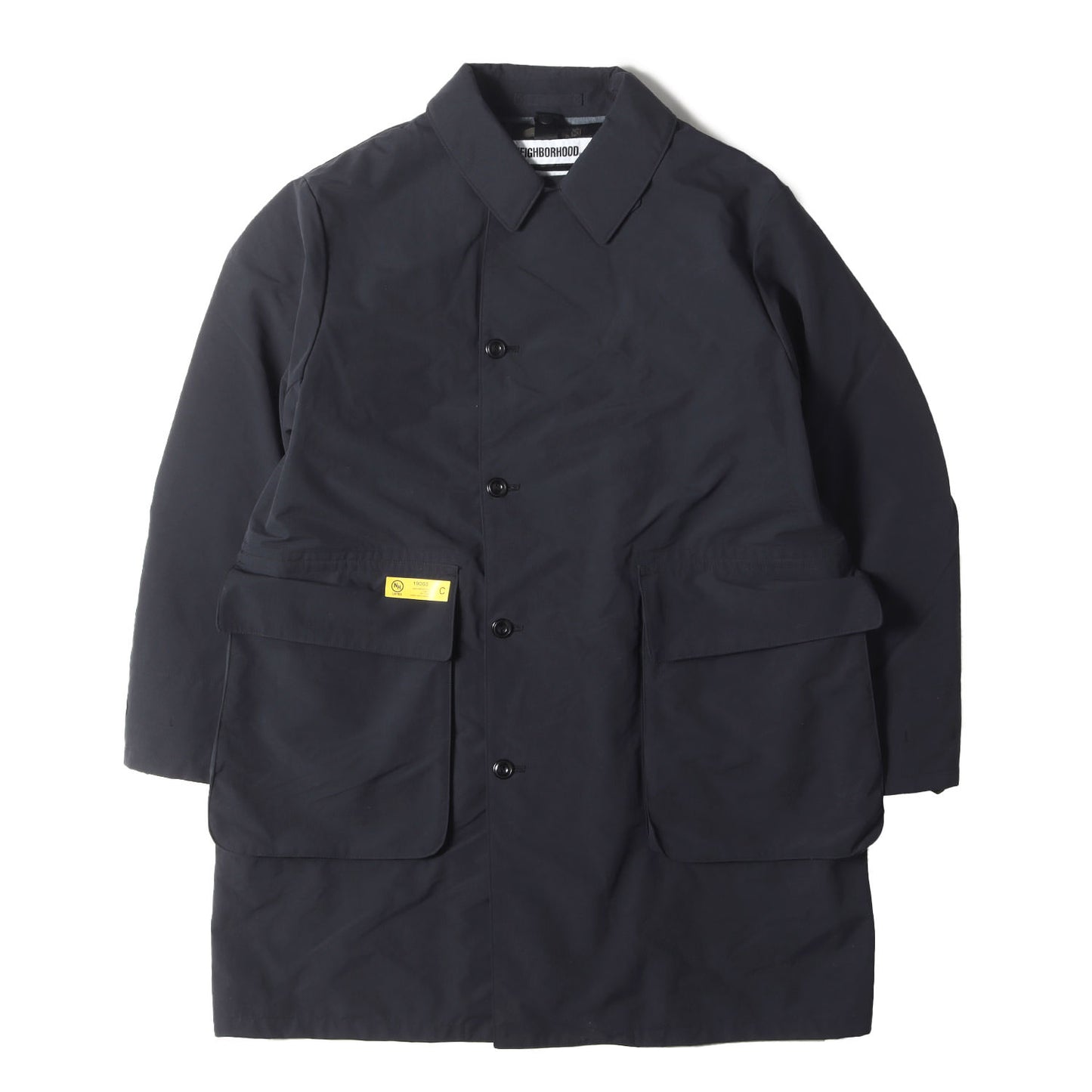 ライナー付き 3レイヤーナイロン ステンカラーコート(ISLEY. SHELL / N-COAT)