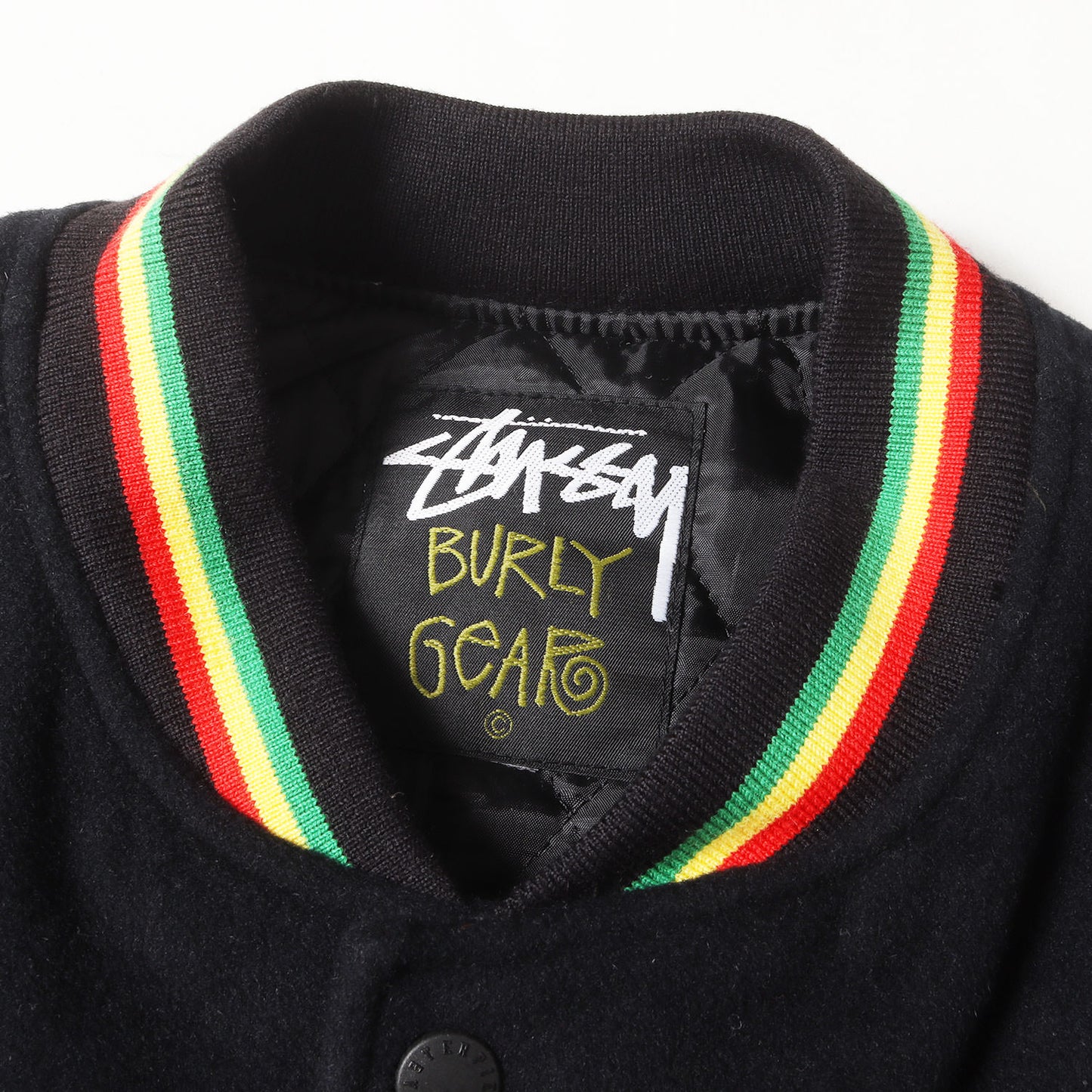 00s ×MASTERPIECE 2店舗 100枚限定 ラスタライオン 袖レザー メルトンスタジャン