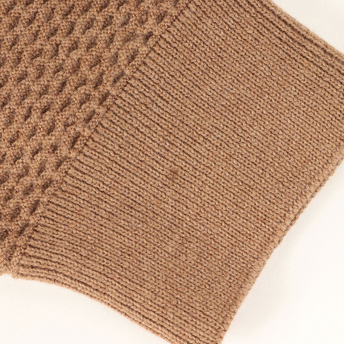 ウール ワッフルニット セーター