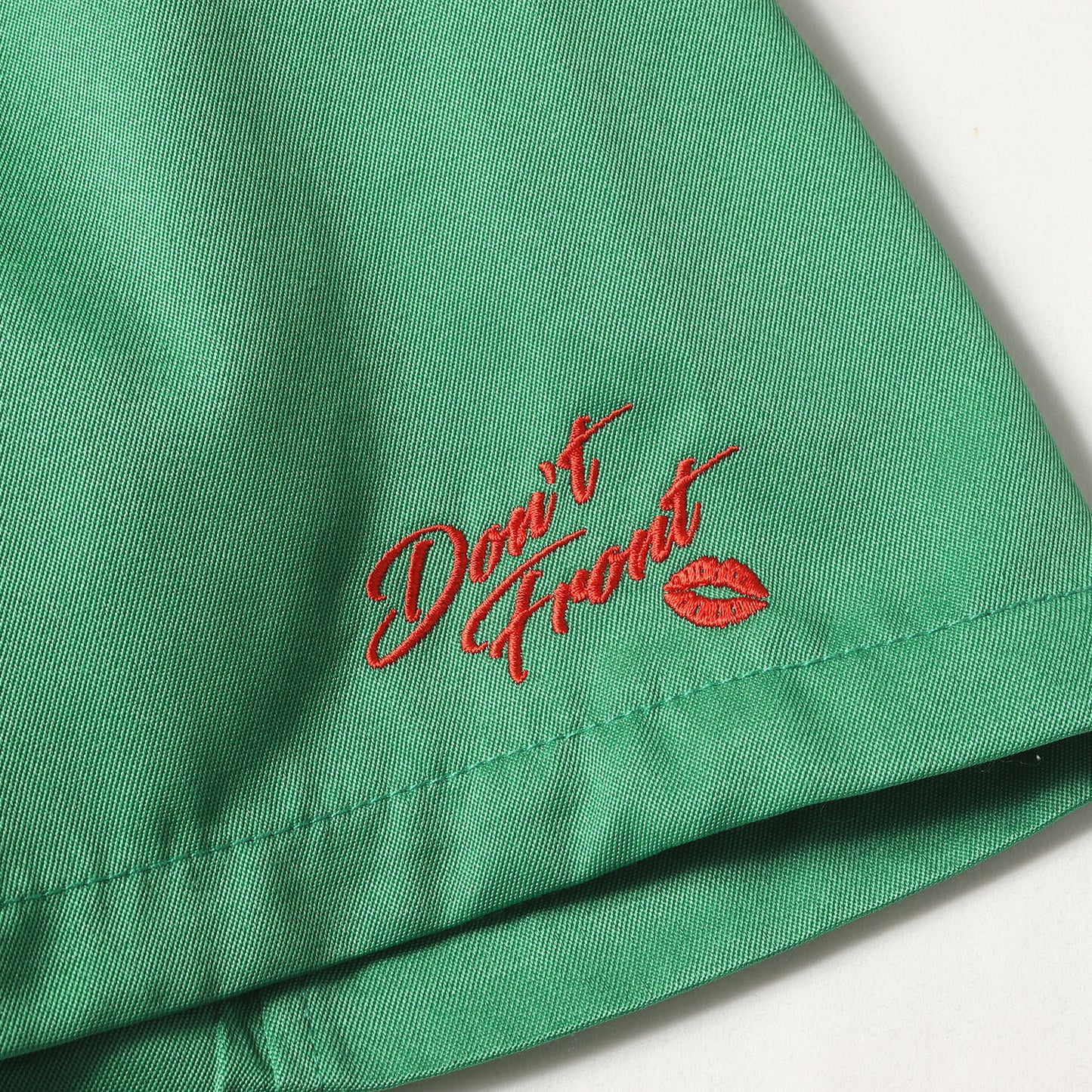 22SS トゥーフェイス オープンカラー サテン 半袖シャツ(TWO FACE OPEN COLLAR S/S SHIRT)