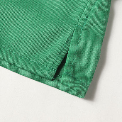 22SS トゥーフェイス オープンカラー サテン 半袖シャツ(TWO FACE OPEN COLLAR S/S SHIRT)