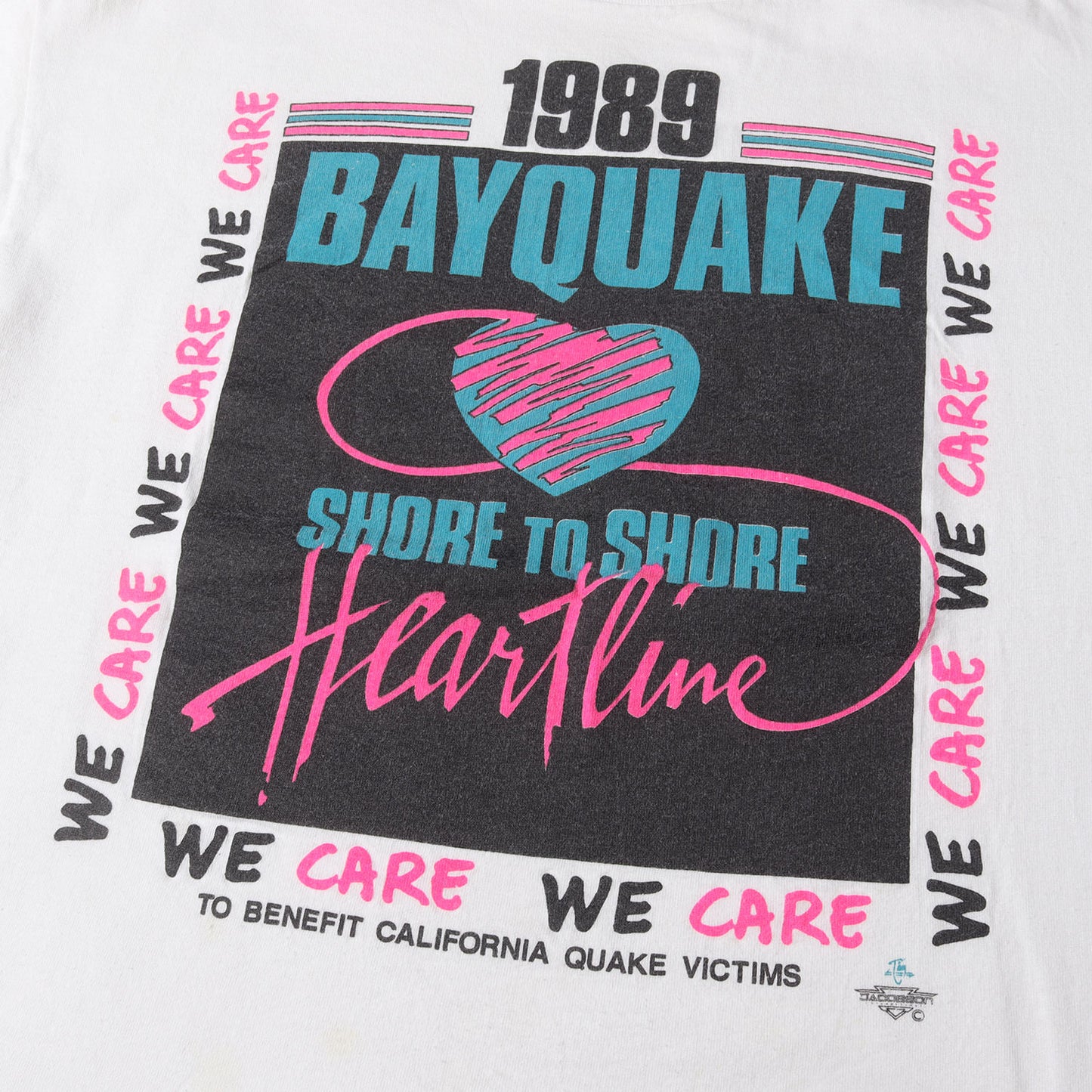 80s BAYQUAKE VICTIMS ロマ・プリータ地震 チャリティー Tシャツ / USA製 SIGNAL