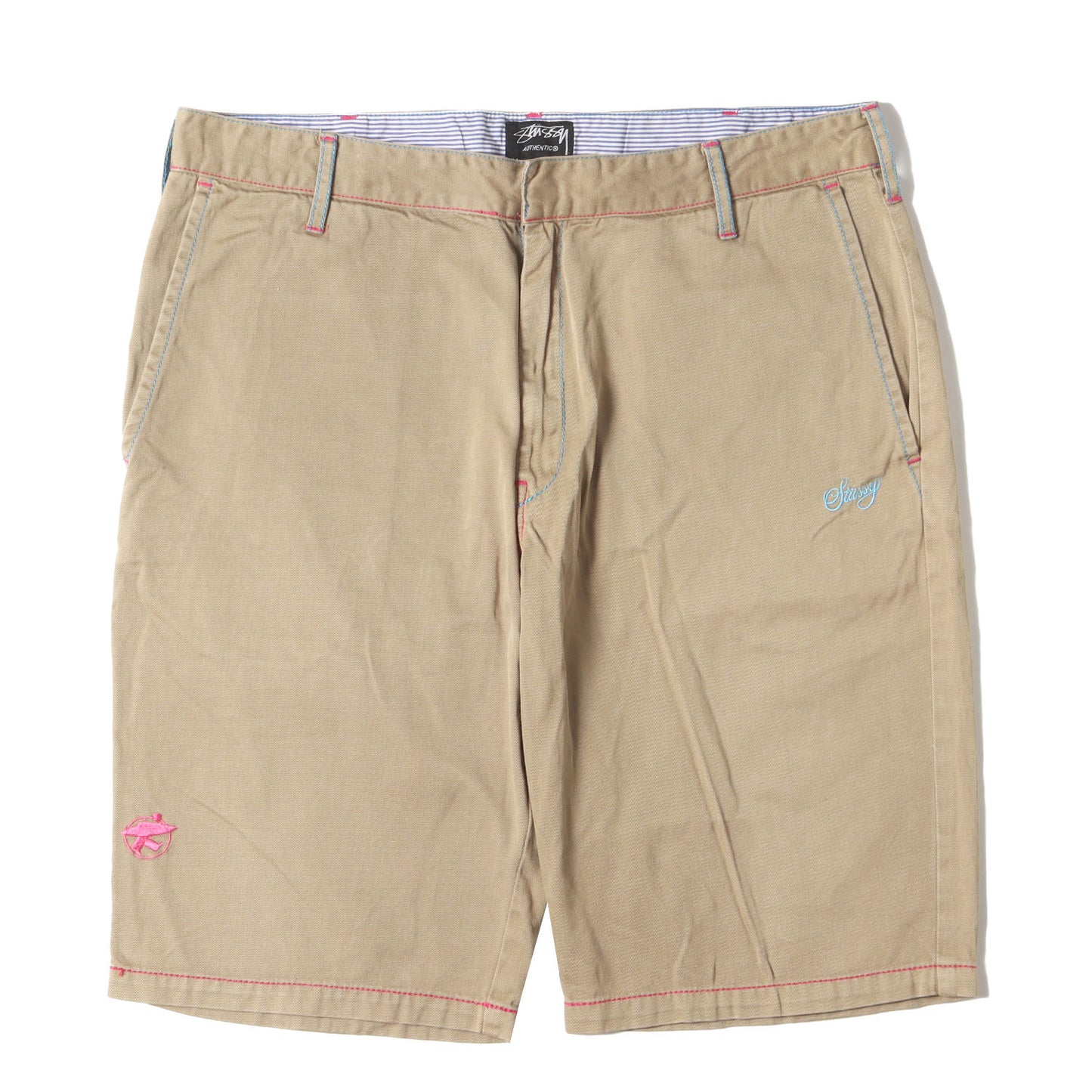 00s SSリンク刺繍 ツイル チノショーツ