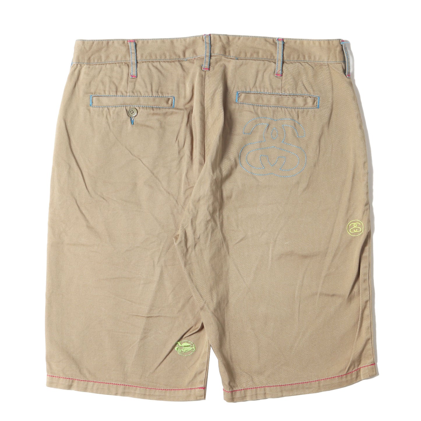 00s SSリンク刺繍 ツイル チノショーツ