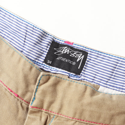 00s SSリンク刺繍 ツイル チノショーツ