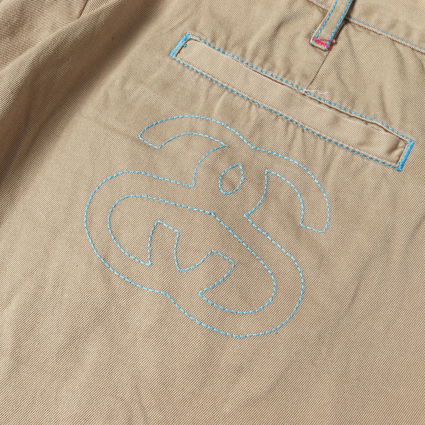 00s SSリンク刺繍 ツイル チノショーツ