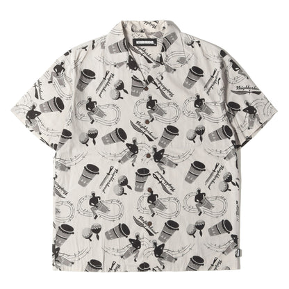 21SS 楽器柄 オープンカラー 半袖シャツ(CONGA / C-SHIRT. SS)