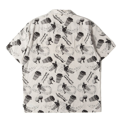 21SS 楽器柄 オープンカラー 半袖シャツ(CONGA / C-SHIRT. SS)