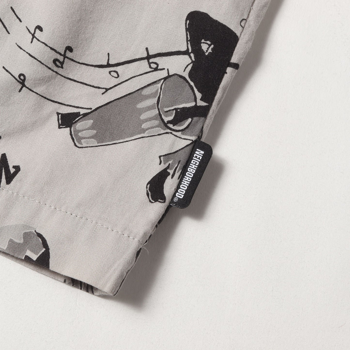 21SS 楽器柄 オープンカラー 半袖シャツ(CONGA / C-SHIRT. SS)