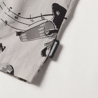 21SS 楽器柄 オープンカラー 半袖シャツ(CONGA / C-SHIRT. SS)