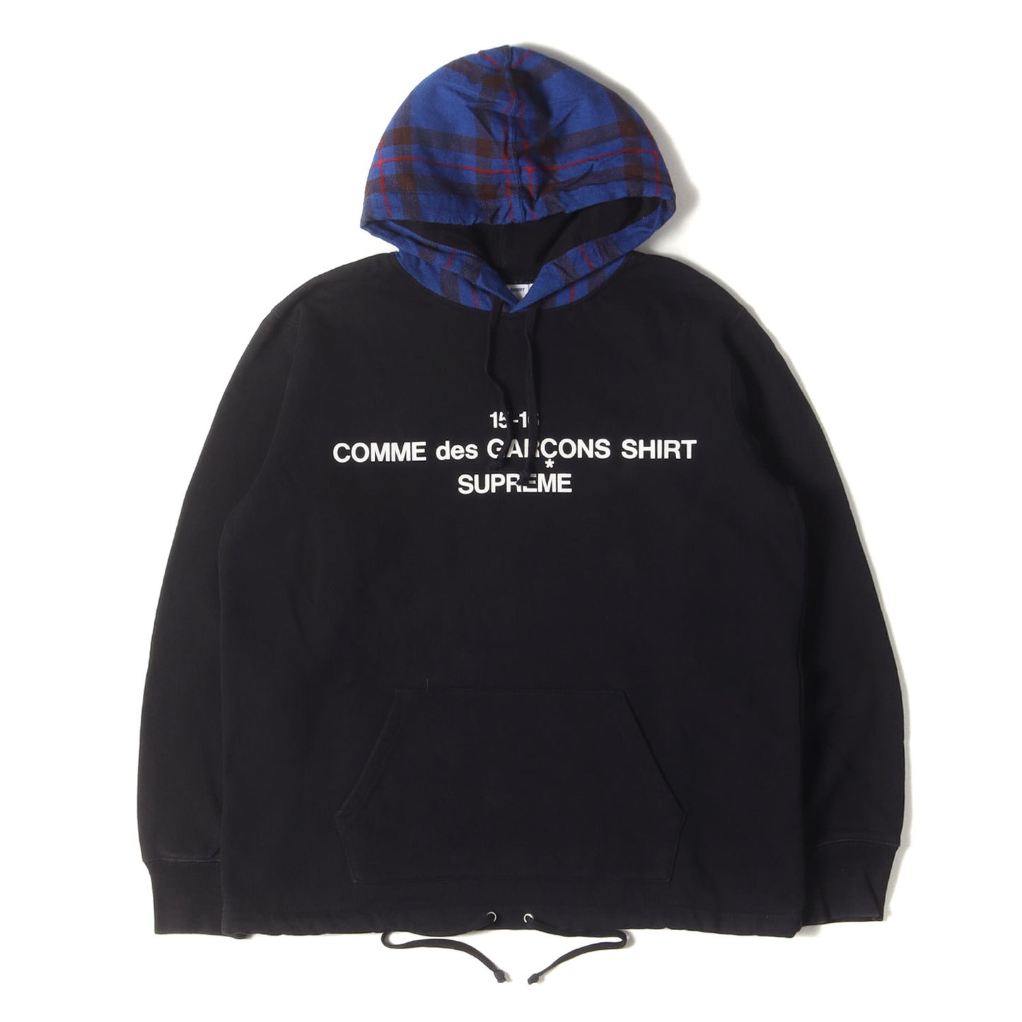 ×COMME des GARCONS SHIRTS フードチェック スウェットパーカー(Hooded Sweatshirt)