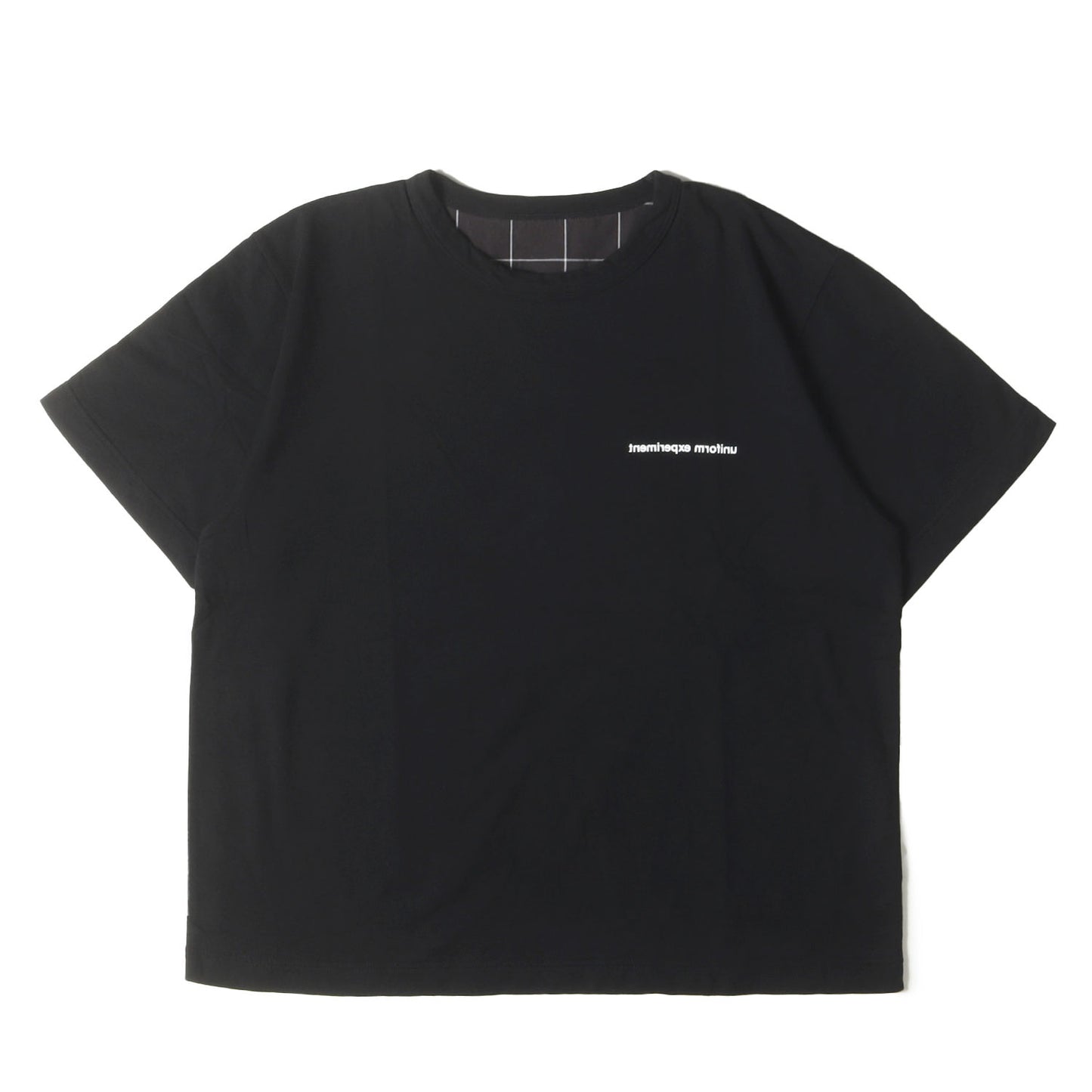 20SS バック グラチェック切替し Tシャツ(BACK GRAPH CHECK PANELED TEE)