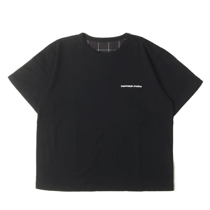 20SS バック グラチェック切替し Tシャツ(BACK GRAPH CHECK PANELED TEE)