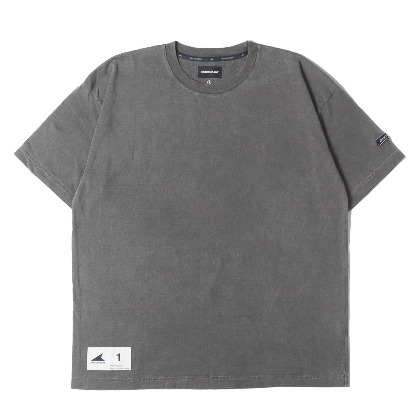 ピグメントダイ加工 クルーネック Tシャツ