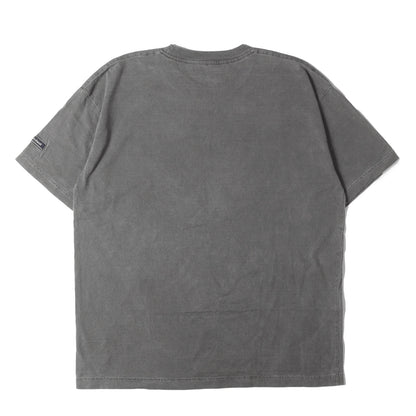 ピグメントダイ加工 クルーネック Tシャツ