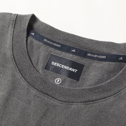 ピグメントダイ加工 クルーネック Tシャツ