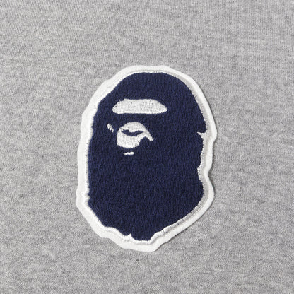 猿顔ワッペン クルーネック スウェット