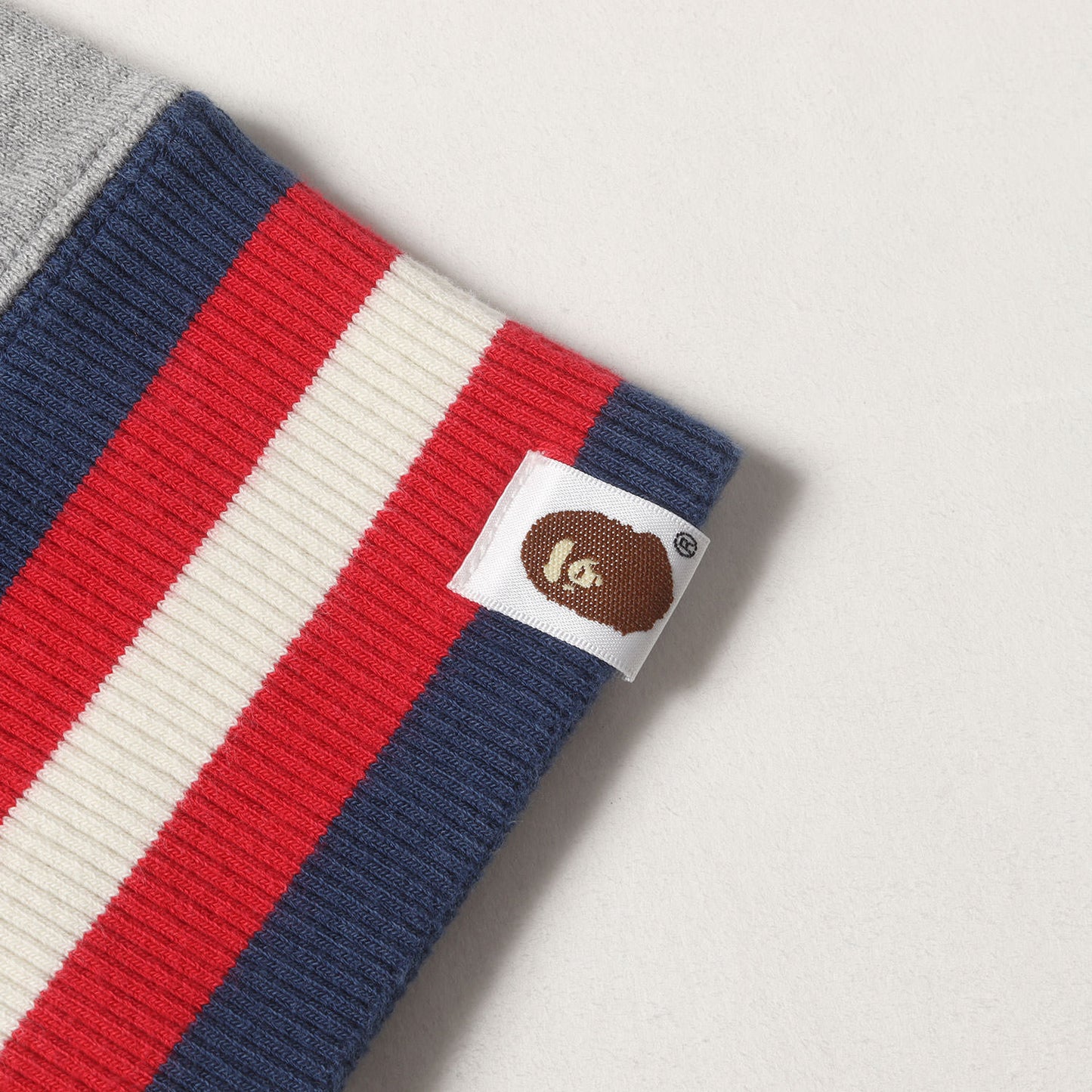 猿顔ワッペン クルーネック スウェット