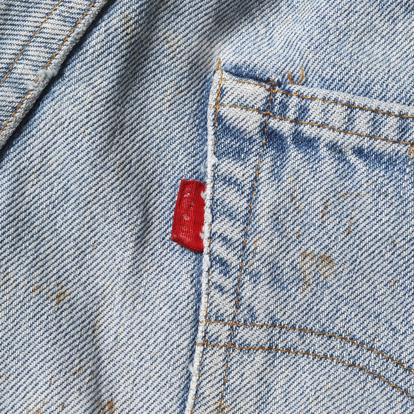 [雰囲気抜群] 80s 501 赤耳 デニムパンツ / ボタン裏刻印6