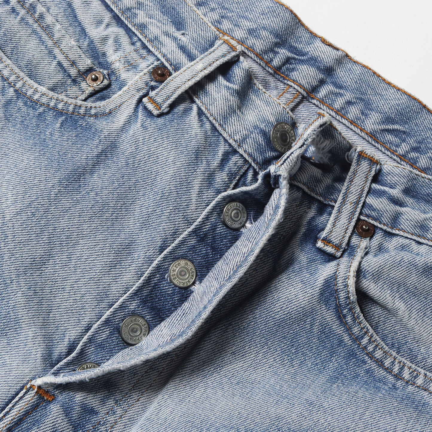 [雰囲気抜群] 80s 501 赤耳 デニムパンツ / ボタン裏刻印6