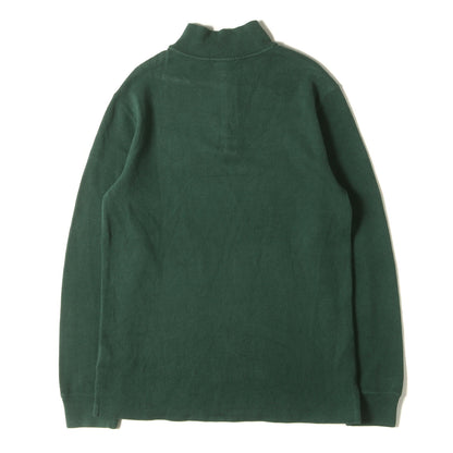 [現行モデル] ポニー刺繍 ハーフジップ リブ スウェットシャツ