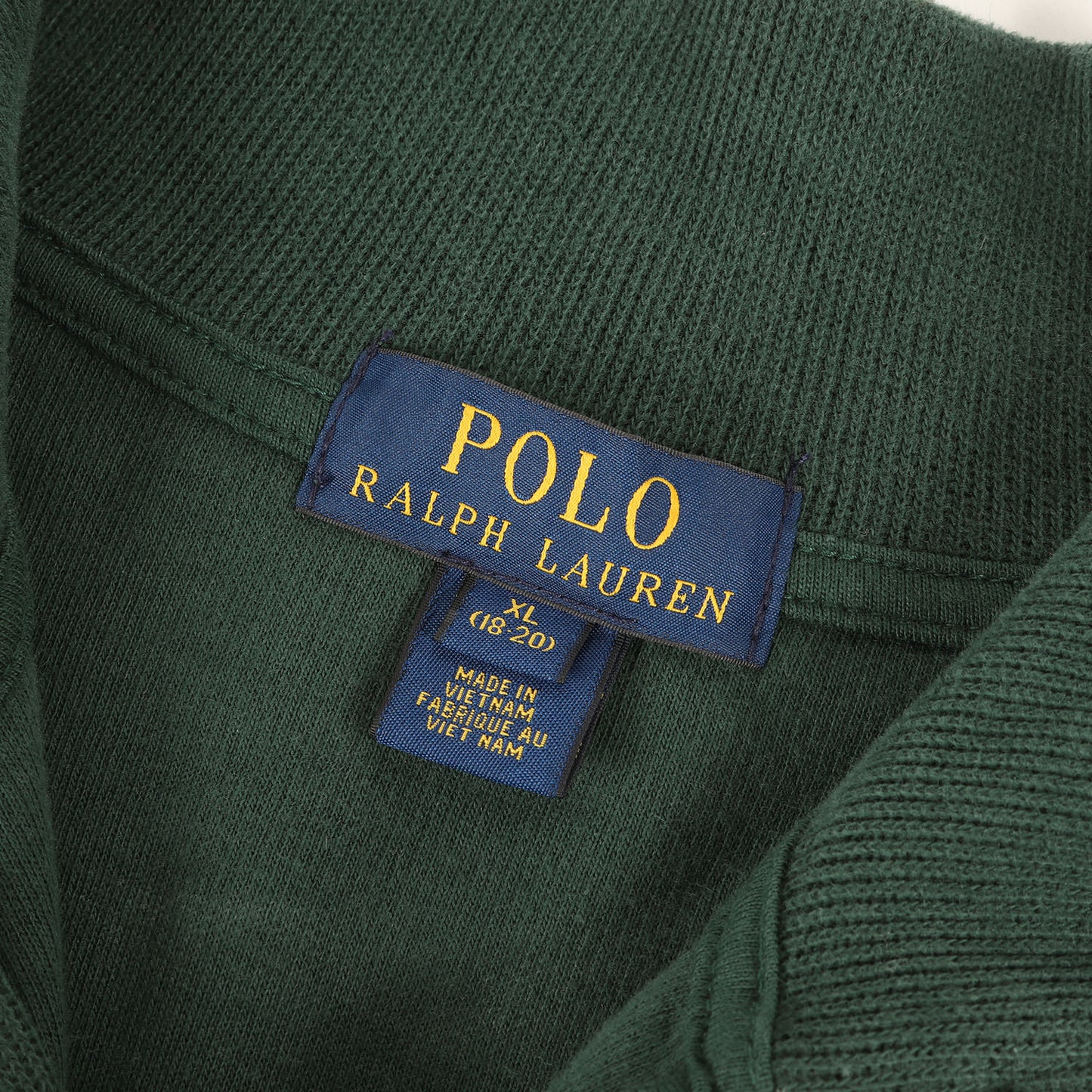 [現行モデル] ポニー刺繍 ハーフジップ リブ スウェットシャツ