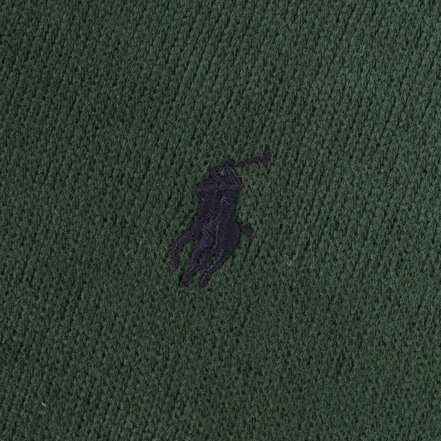 [現行モデル] ポニー刺繍 ハーフジップ リブ スウェットシャツ