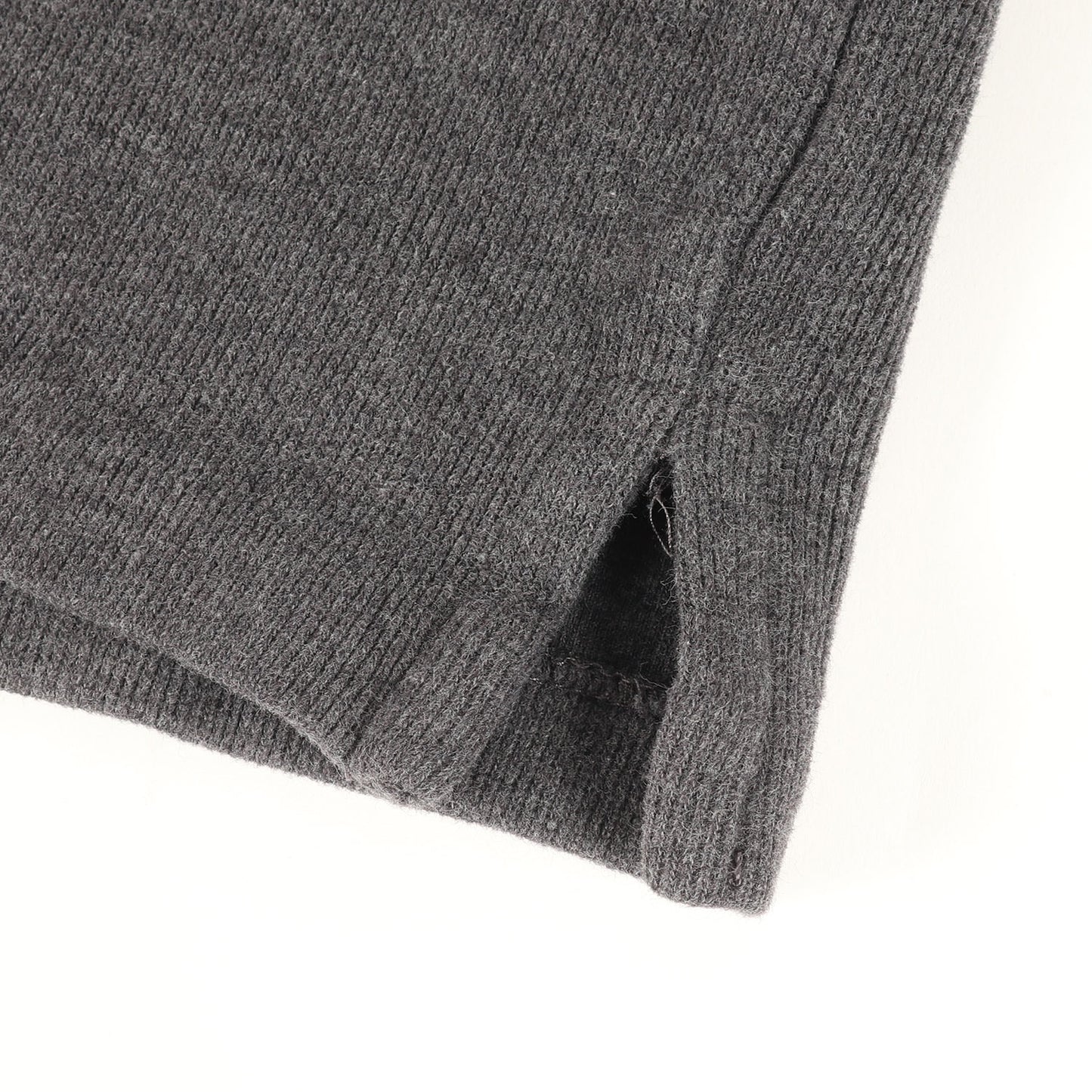 [現行モデル] ポニー刺繍 ハーフジップ リブ スウェットシャツ