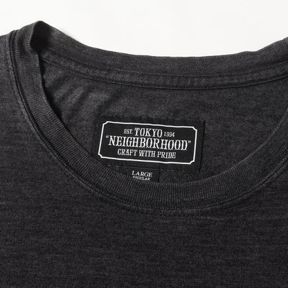 20SS ブランドロゴ刺繍 ポケット Tシャツ(ID-P / C-CREW. SS)