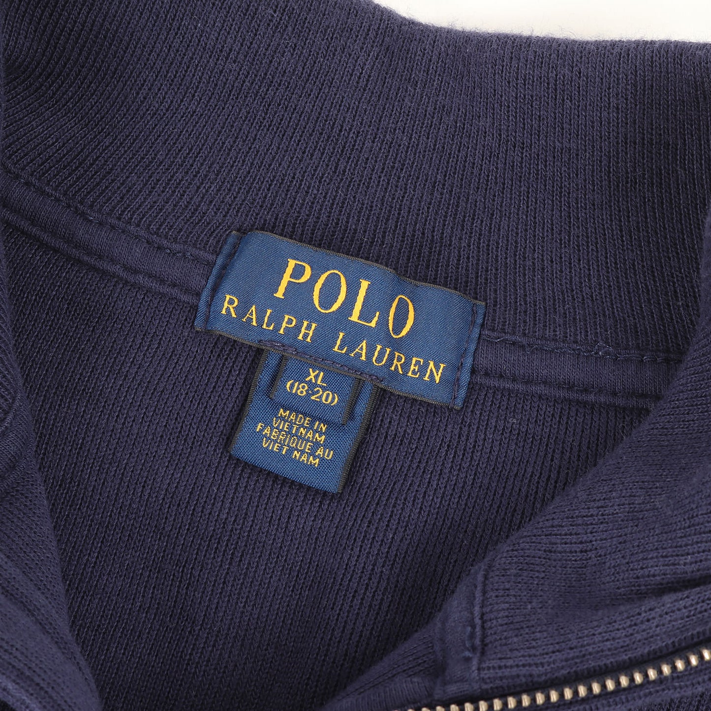 [現行モデル] ポニー刺繍 ハーフジップ リブ スウェットシャツ