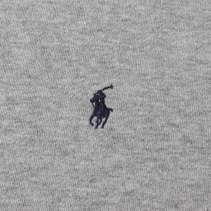 ワンポイント刺繍 クルーネック スウェット