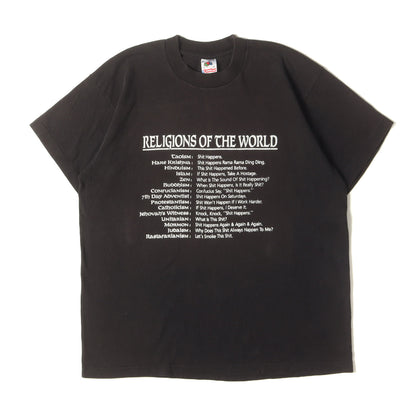 90s RELIGIONS OF THE WORLD 世界宗教 Tシャツ / USA製 FRUIT OF THE LOOM